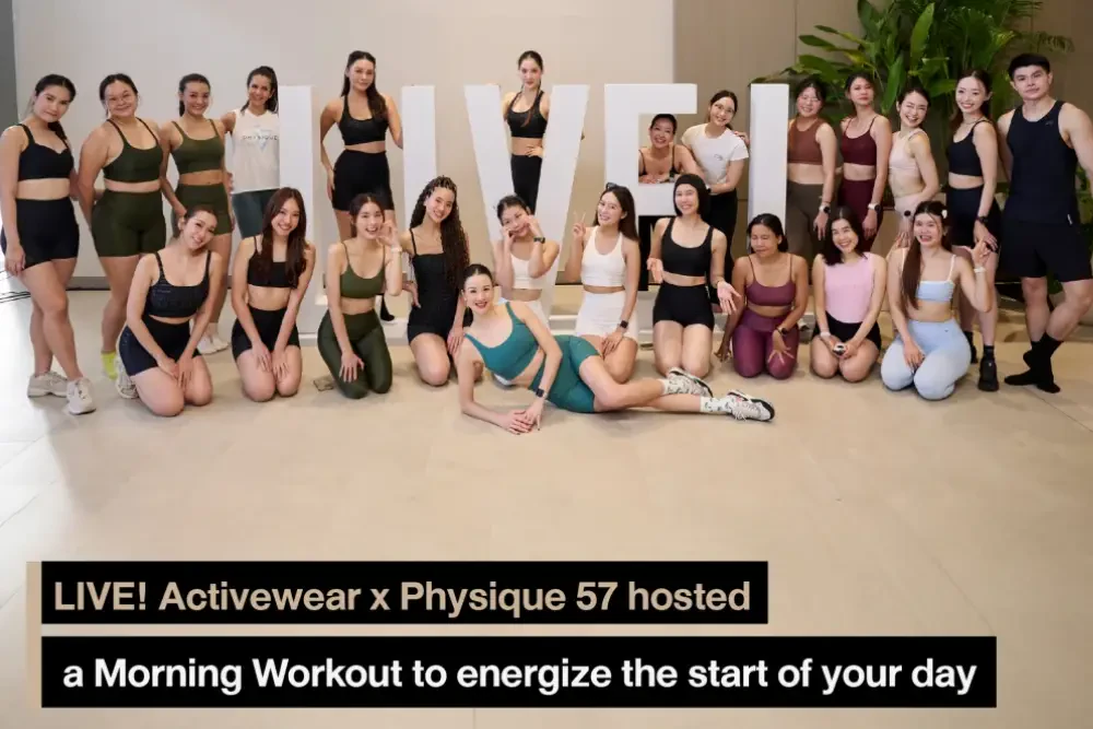 LIVE! Activewear x Physique 57 hosted a Morning Workout to energize the start of your day