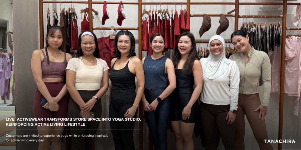 LIVE! Activewear Transforms Store Space into Yoga Studio, Reinforcing Active Living Lifestyle