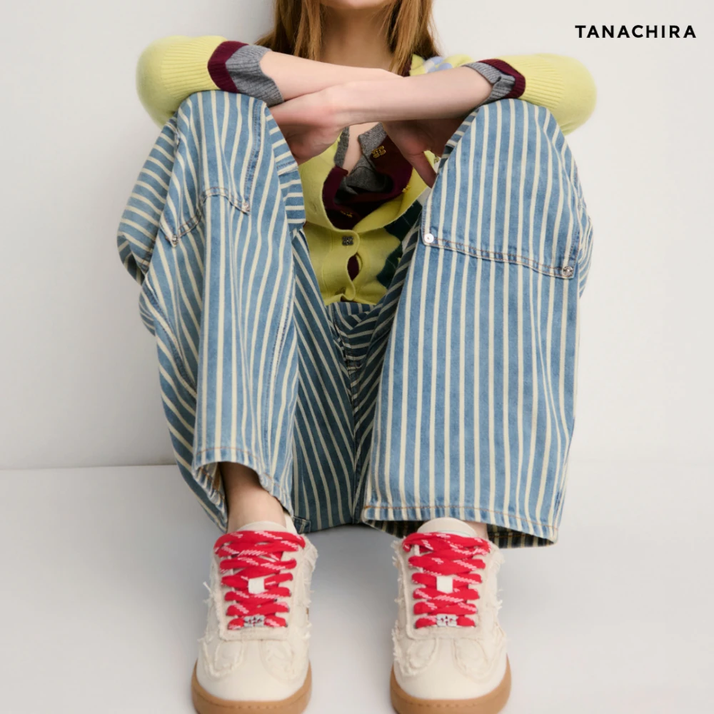 GANNI, the renowned Danish fashion brand under the management of TANACHIRA Group, proudly launches its latest sneaker model, the “08 Sneakers”
