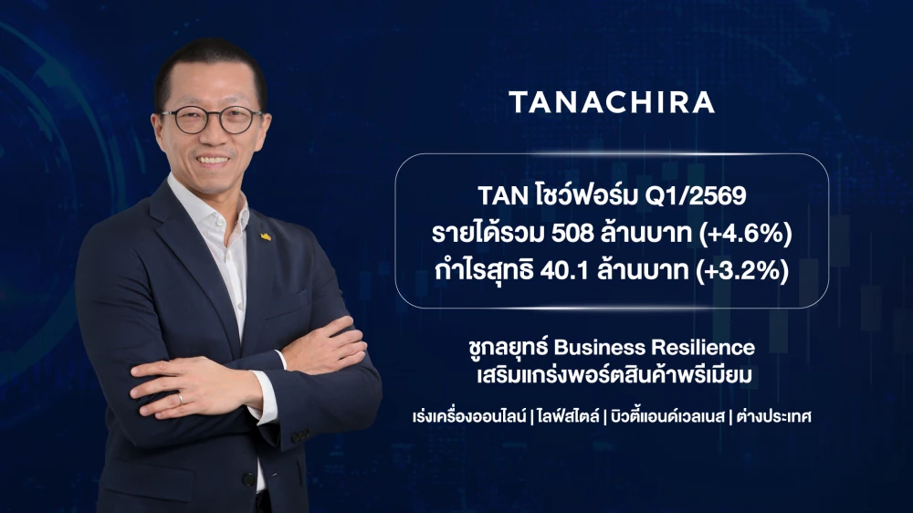 TAN Demonstrates Strong Q1/2026 Performance with Total Revenue of THB 508 Million, Up 4.6%, and Net Profit of THB 40.1 Million, Up 3.2%